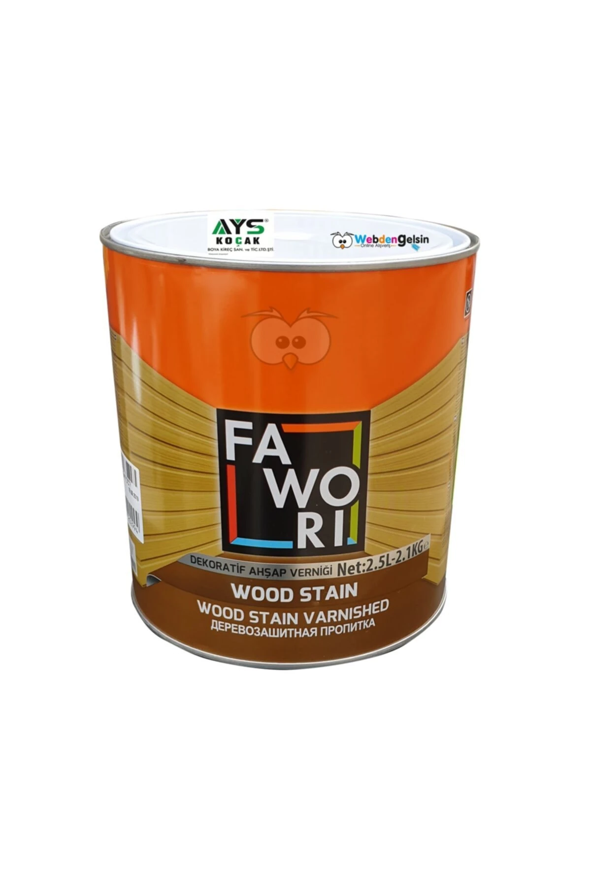 Wood Stain Vernikli Ahşap Koruyucu - 2.5 Lt - Orman Yeşili