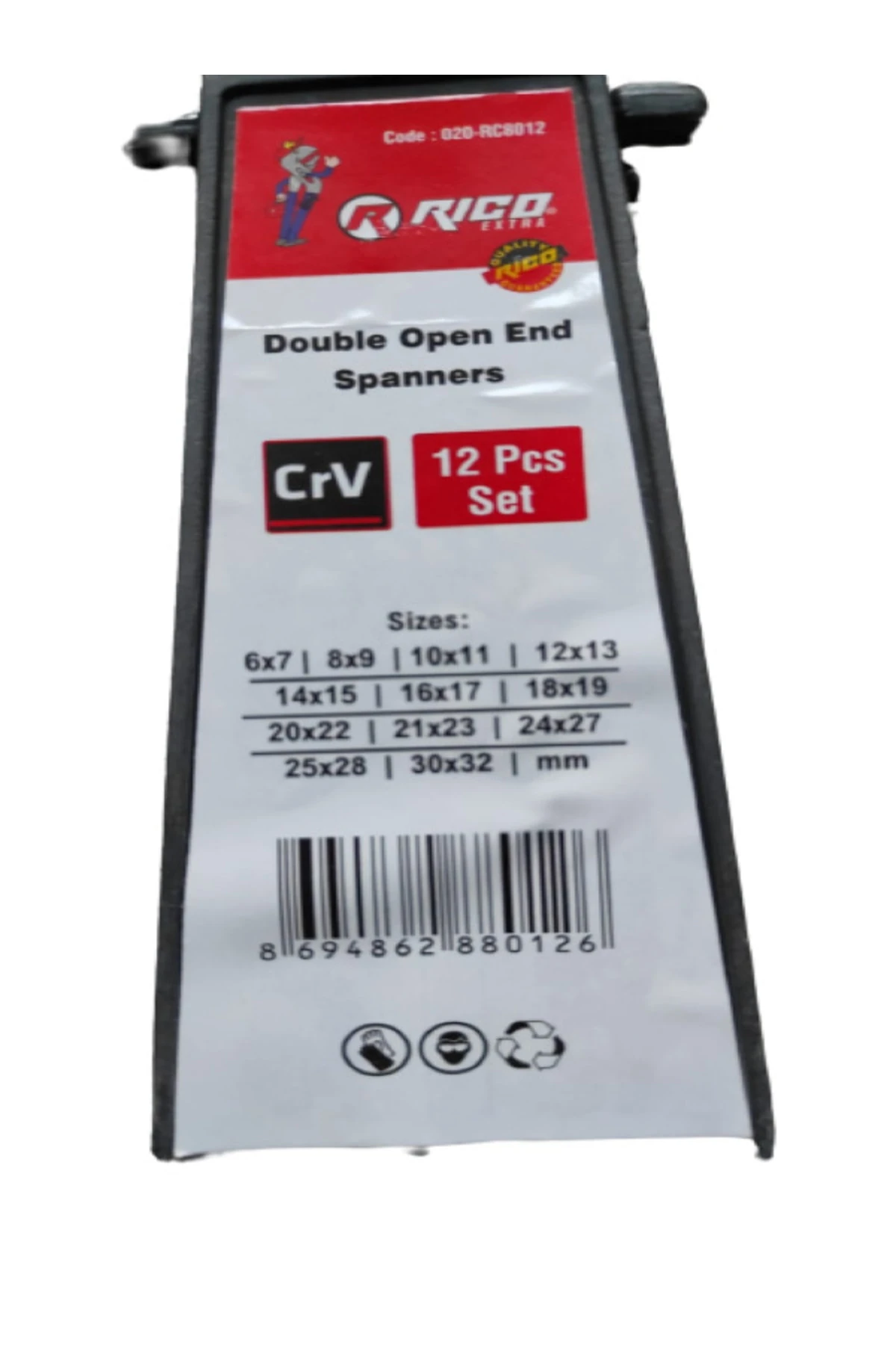 Snc 020-rc8012 12pc Açık Ağız Anahtar Takımı Orjinal