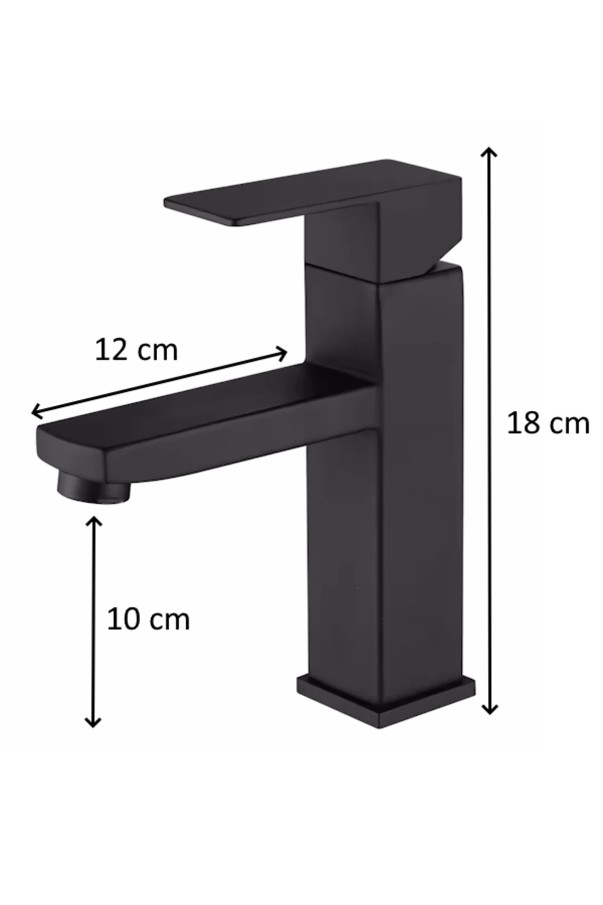 Siyah Banyo Bataryası&lavabo Bataryası& Fawer Siyah Robot Duş Seti-602b3