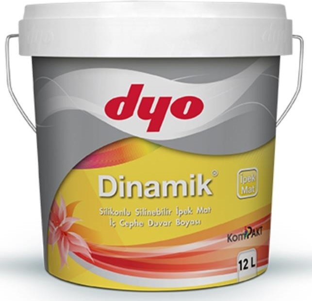Dinamik Silikonlu Ipek Mat Iç Cephe Boyası 12 Lt