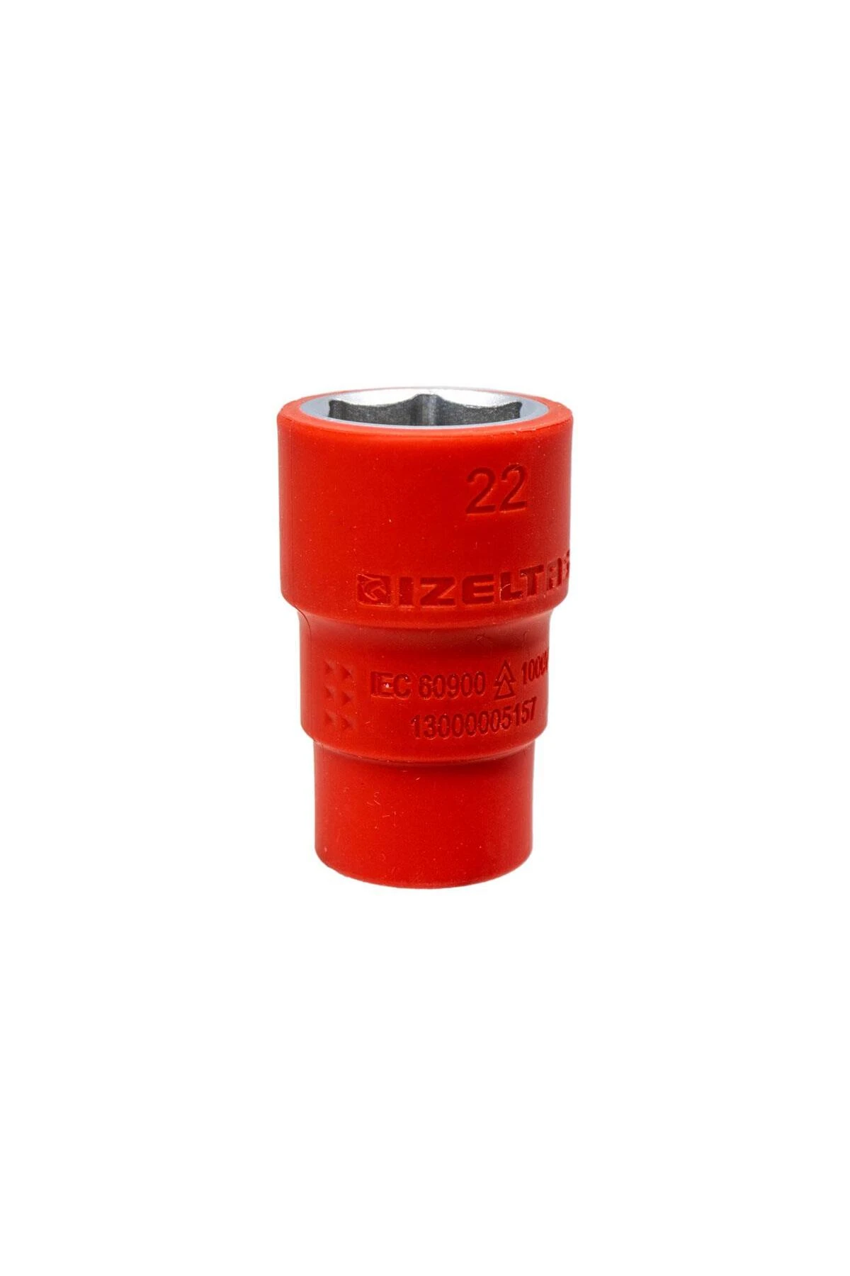 13000005157 1000V İzoleli 6 Köşe 1/2" Lokma Anahtar 22 mm