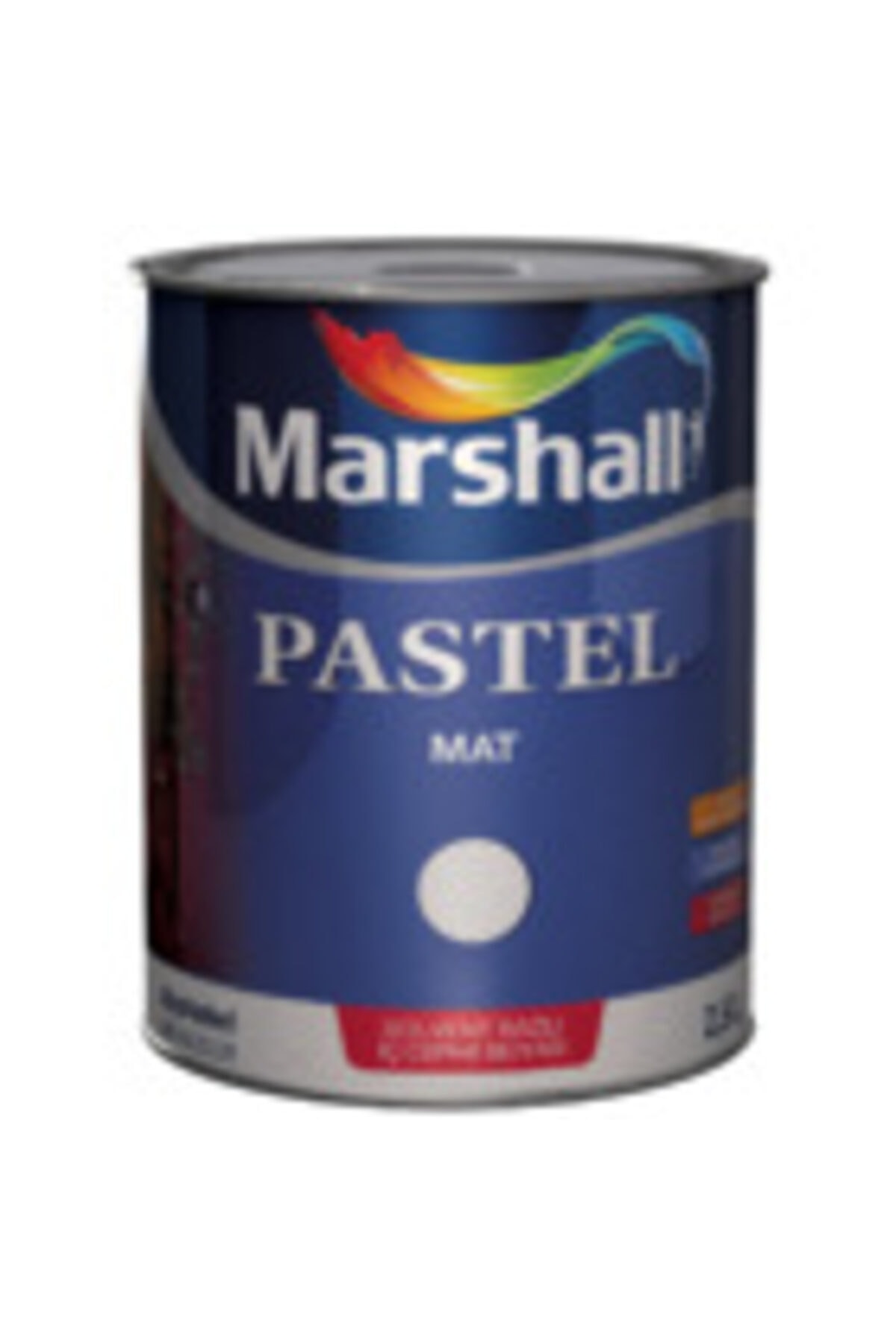 Pastel Mat Iç - Dış Cephe Metal Ahşap Ve Duvar Boyası Siyah 2.5 Lt