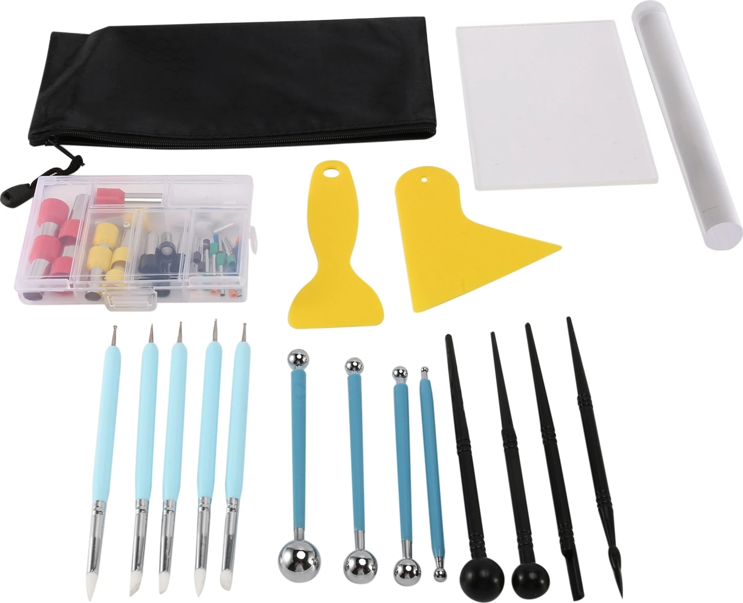 58 Adet Polimer Kil Araçları Modelleme Araç Seti Şekillendirici Araç Kiti Dıy Kil Seramik El Sanatları El Sanatları Heykel Için (Yurt Dışından)
