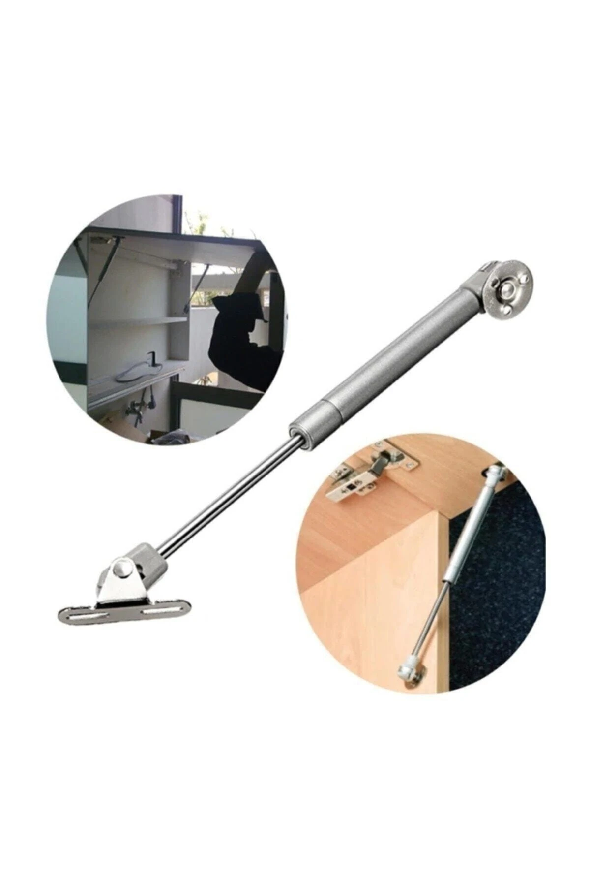 Dolap Kapak Pistonu Mutfak Dolabı Kapağı Gazlı Amortisörlü Piston 100n / 25cm 1 Adet