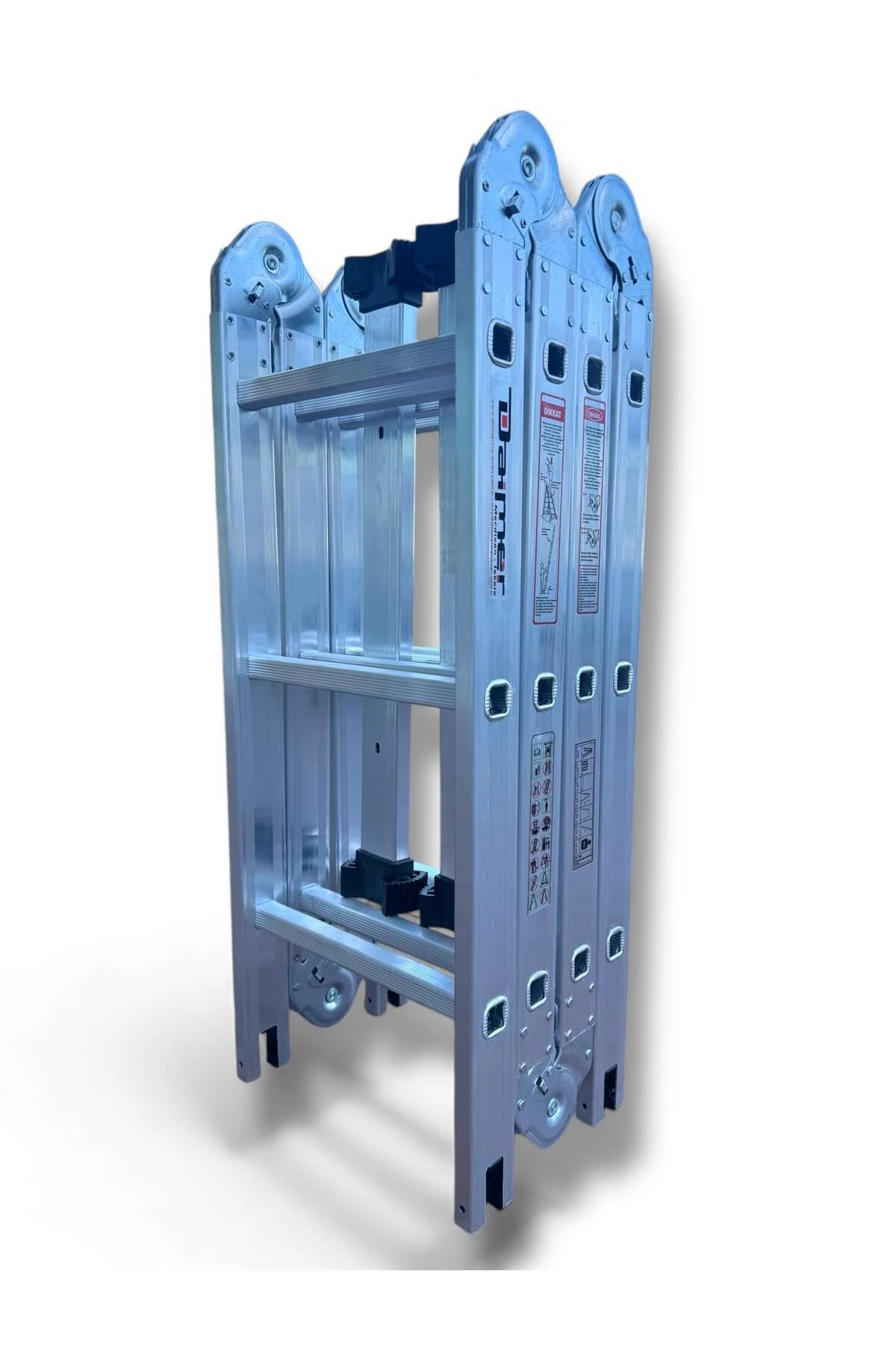 4X3 ALÜMİNYUM ÇOK AMAÇLI AKROBAT MERDİVEN 3.70 MT 12 BASAMAKLI