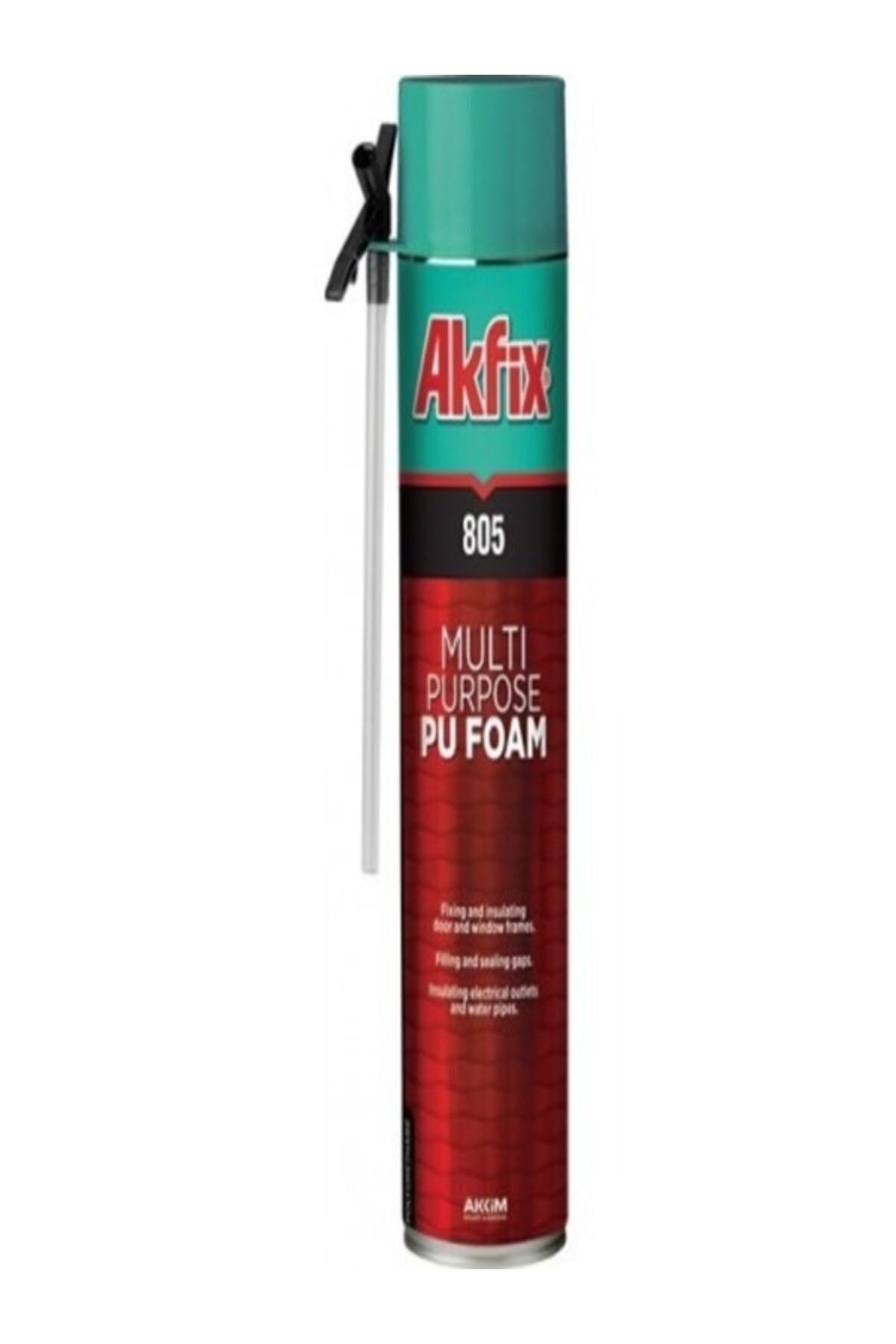 805 Genel Amaçlı Pu Köpük Pipetli Montaj Köpüğü 750ml 850gr