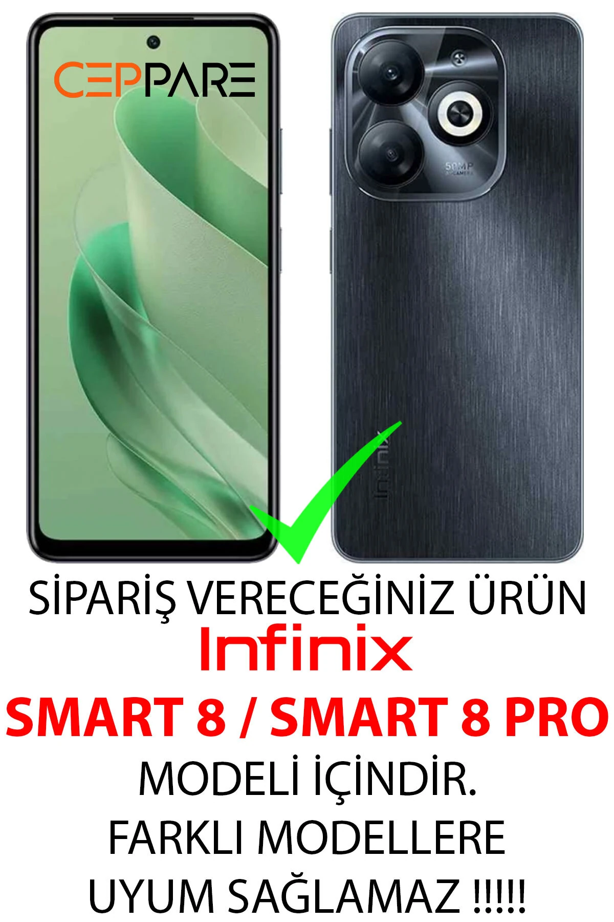 iNfinix Smart 8 PRO (X6525B) Uyumlu Kılıf Desen Baskılı Silikon Prizmatik Tasarım STK:667 CP-NxlWJhq