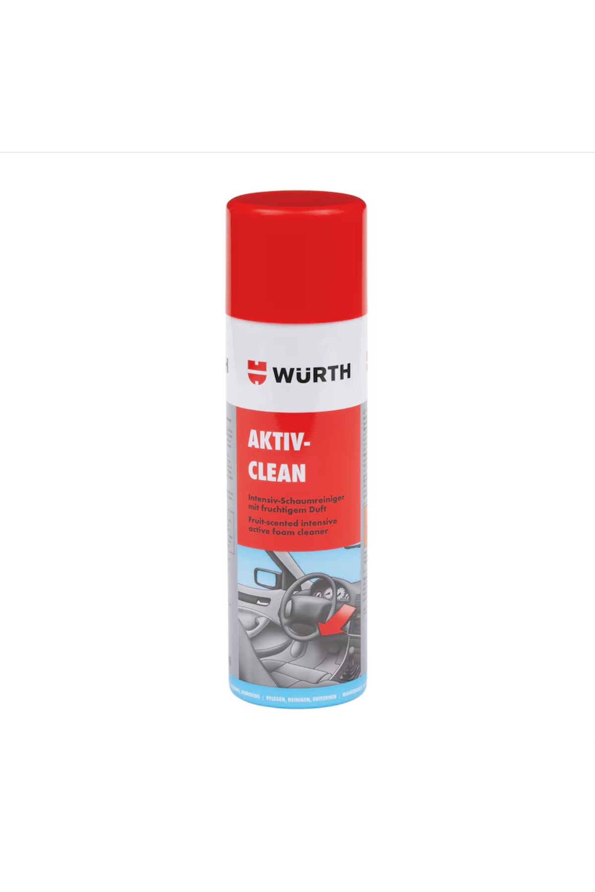 WURTH AKTIV CLEAN MEYVE KOKULU KÖPÜKLÜ TEMİZLEYİCİ 500ml