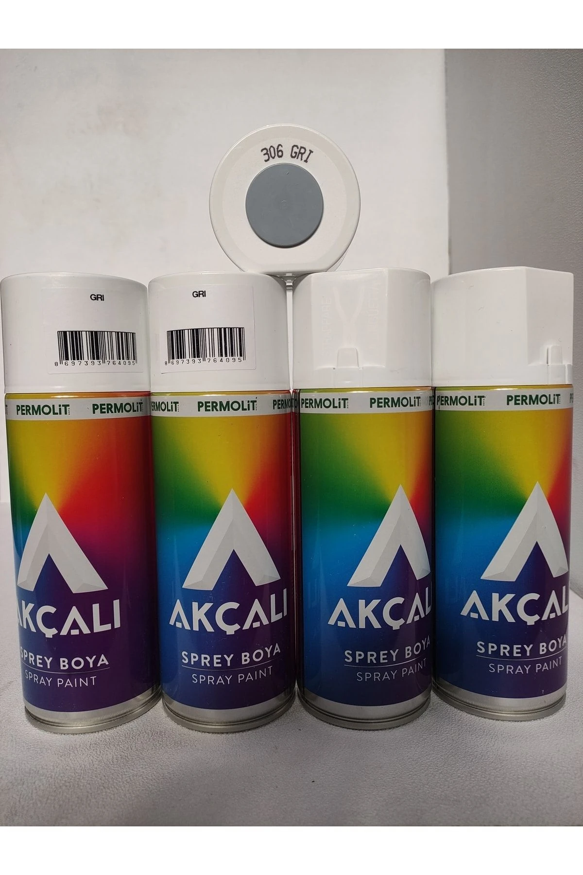 Sprey Boya 306 Gri Permolit 400ml 1 Adet Gönderilir