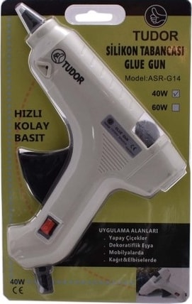 Sıcak Mum Silikon Tabancası 80W Beyaz Tekli