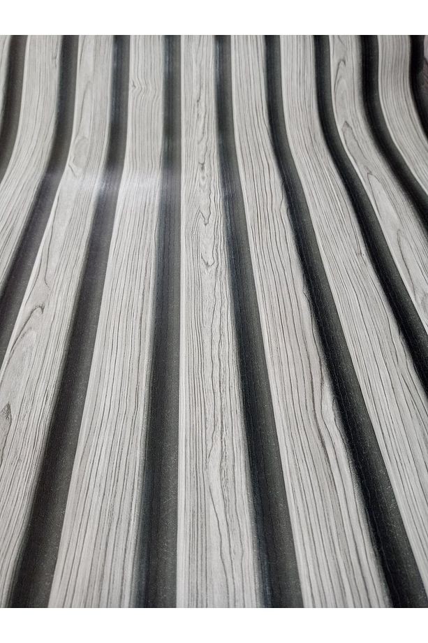 Çıta Desenli Üç Boyutlu Silinebilir Duvar Kağıdı 53 Cm Genişliğinde 10 Metre Uzunluğunda