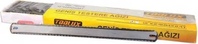 Buğz Geniş Demir Testere Ağzı Çift Taraflı - 72 Adet
