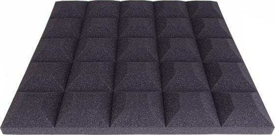 Akustik Kare Kesik Piramit Sünger 4 x 50 x 50 cm