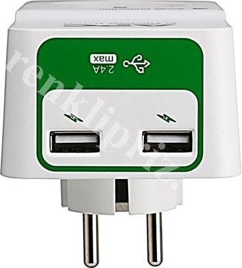 USB Li Tekli Akım Korumalı Priz PM1WU2-GR