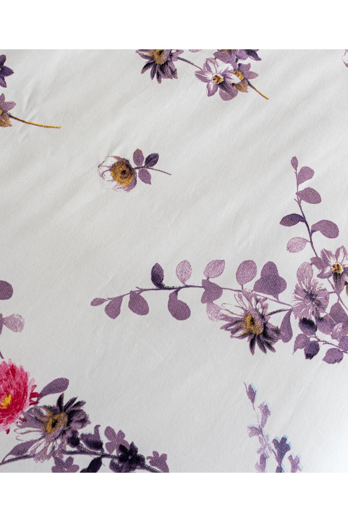 Cotton Collection Tek Kişilik Nevresim Seti Flora