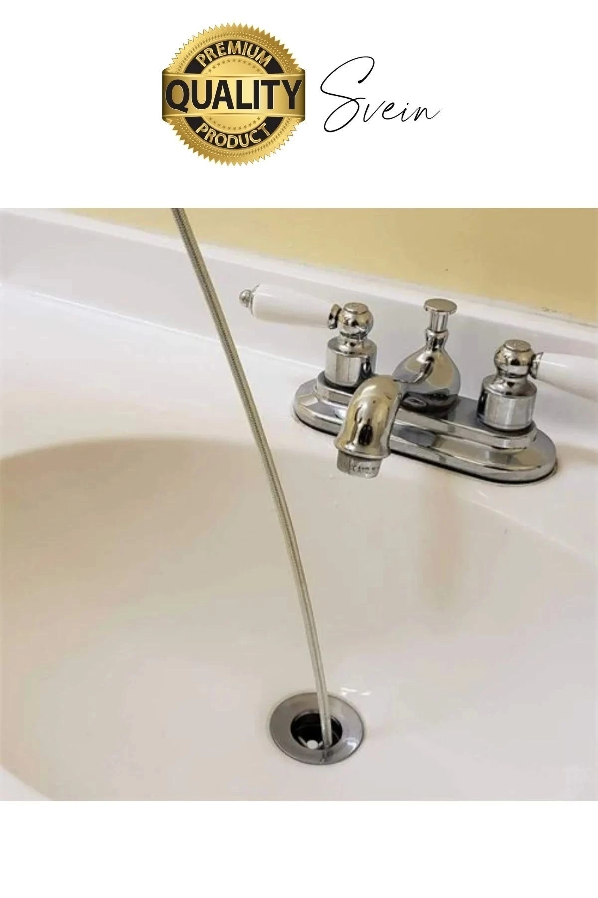 Premium 12 Metre Tıkanıklık Kanal Açma Klozet Gider Açıcı Boru Temizleme Spiral Tel Susta Manuel Uç