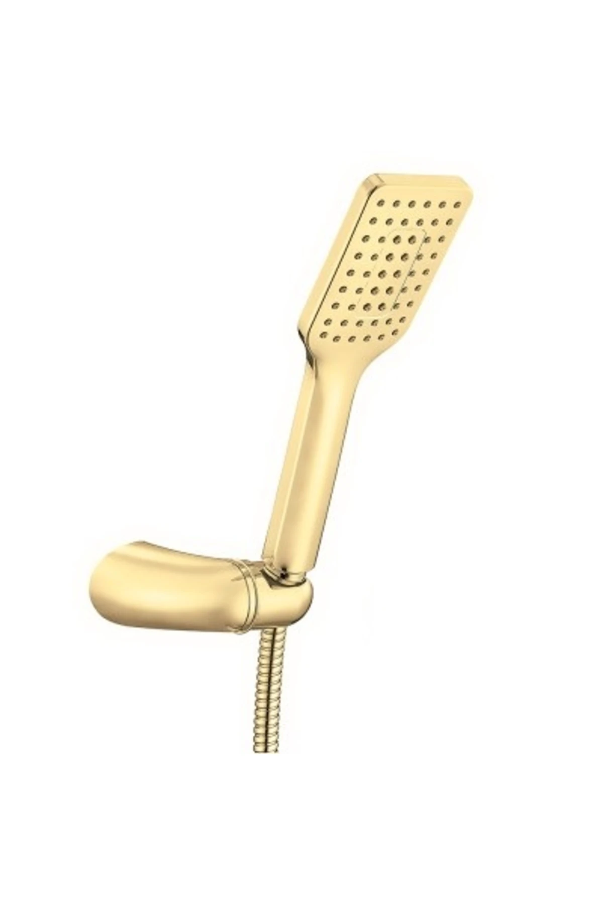 Luna Ankastre 2 Yollu Gömme Banyo Bataryası Altın Renkli Duş Seti Tüm Parçalar Dahil Tavandan
