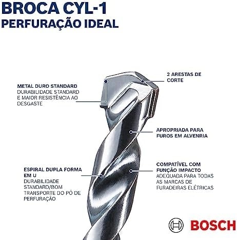 BOSCH Cyl-1 Beton Matkap Ucu 4X75 mm 10LU