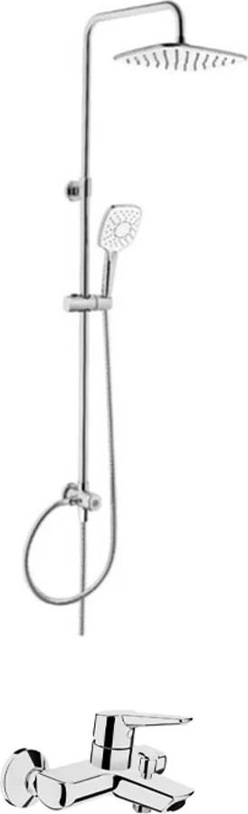 Solid S Banyo Bataryası + Punto Plus 3s Duş KolonuKare