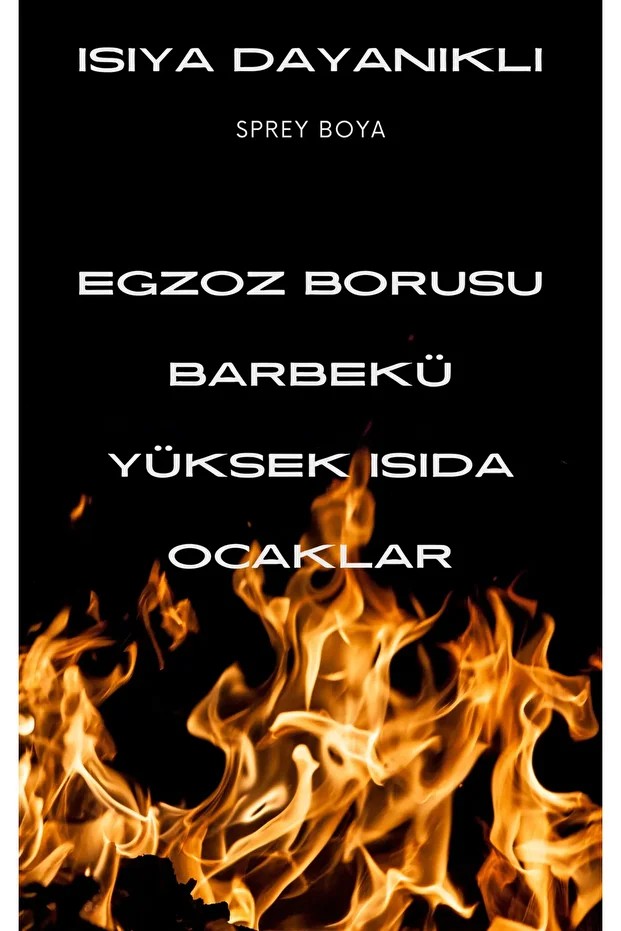 Isıya Dayanıklı Sprey Boya