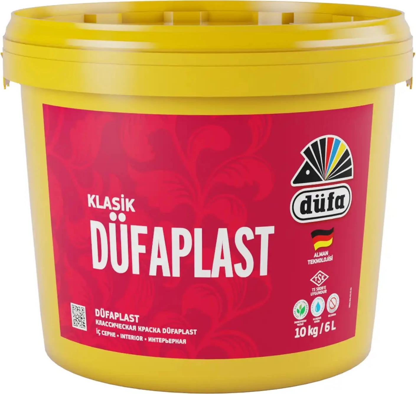 Klasik plast İç Cephe Duvar Boyası 1055 Fildişi 6 l