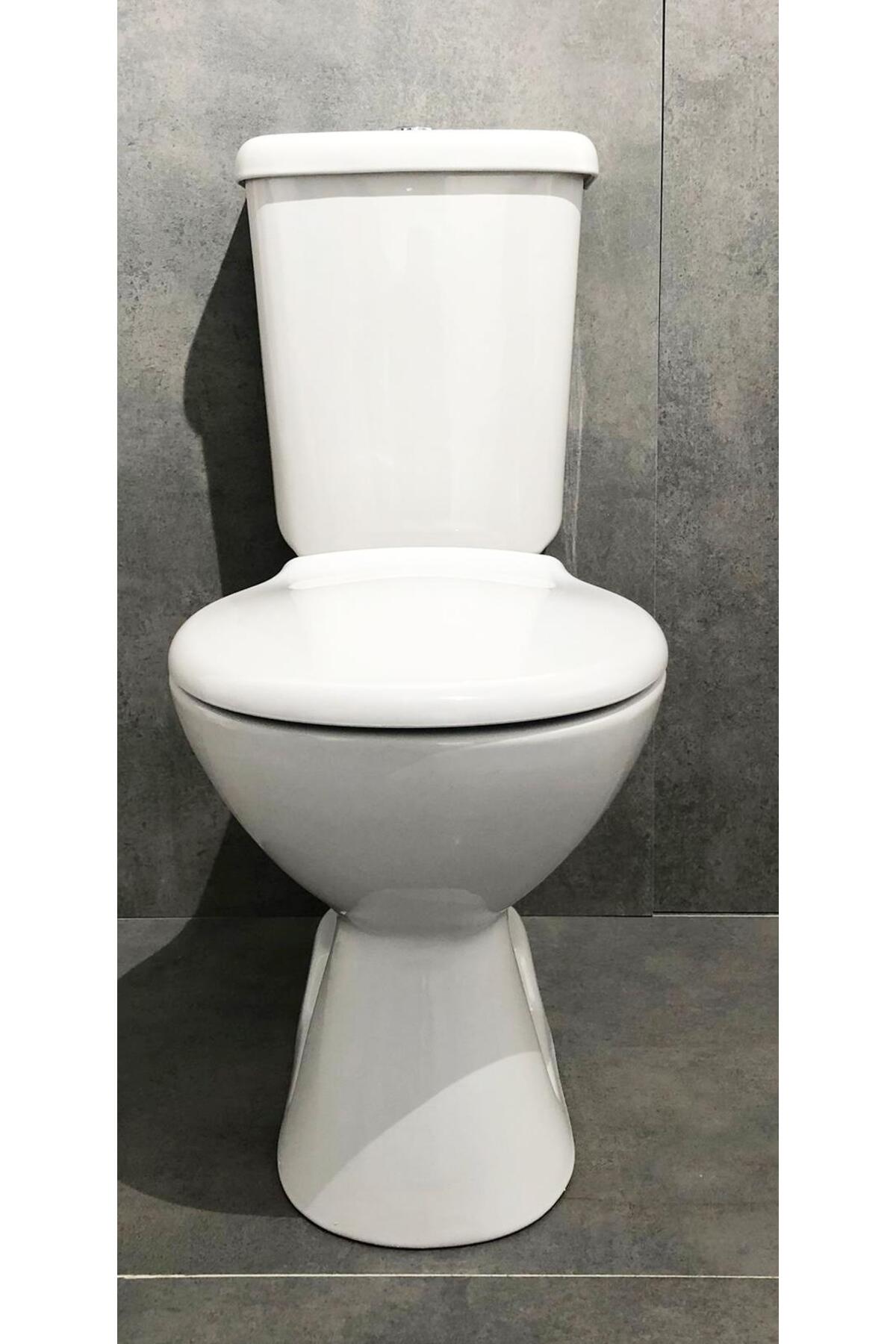 Pitta Alttan Çıkışlı Klozet Seti (4 Parça)Basic PP Kapak