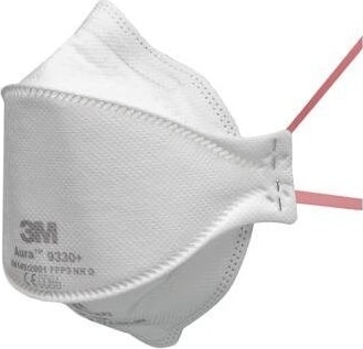 9330+ Aura Ffp3 Ventilsiz Toz Maskesi 10'lu