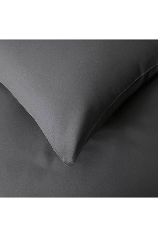 Alana Nevresim Seti King Size 230x220 Cm Antrasit