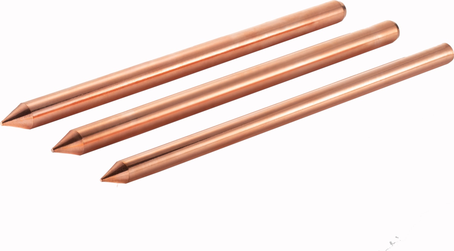 Çap 20 mm Boy 100 cm %100 Saf Bakır Topraklama Çubuğu + Klemens Dahil