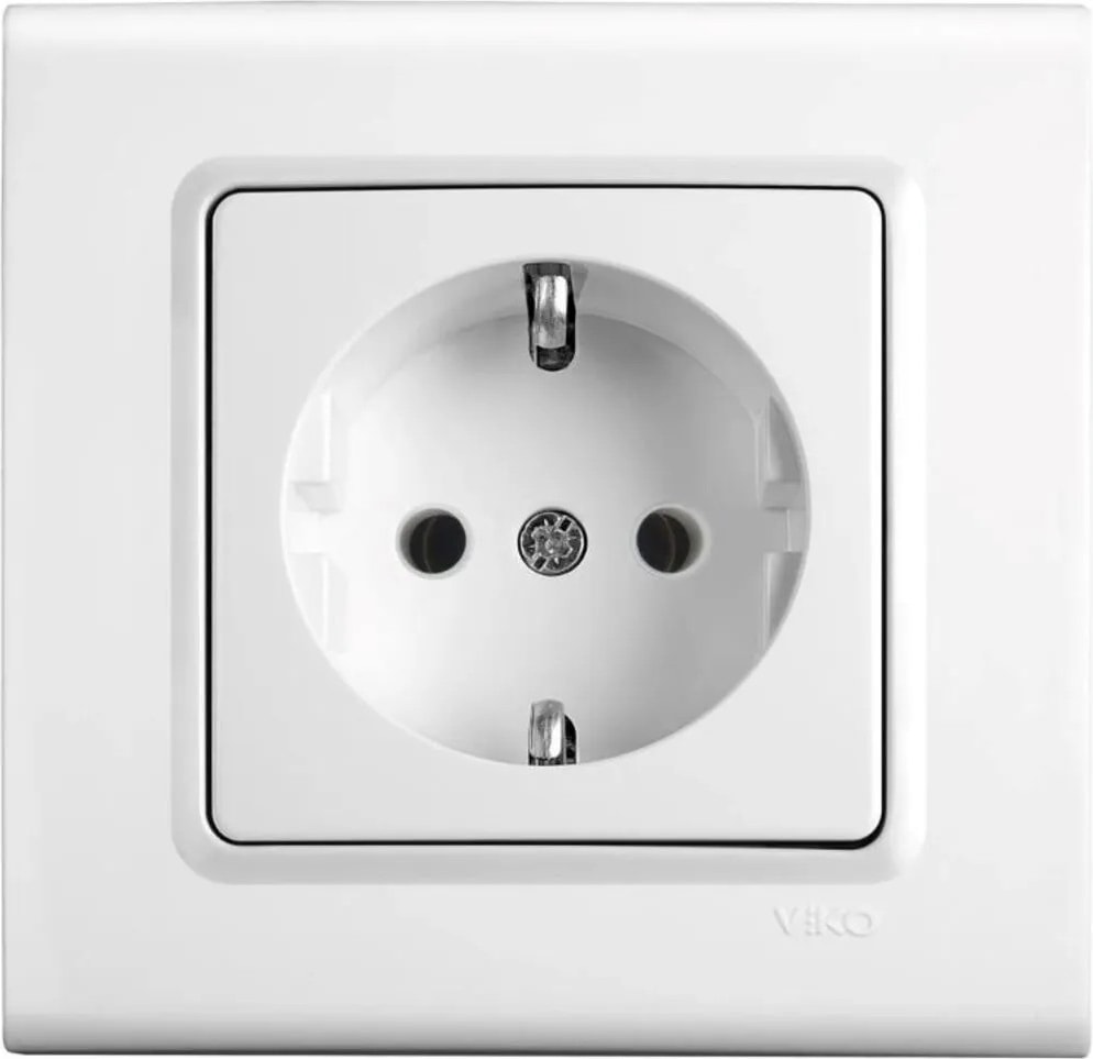 Linnera Rollina Serisi Sıva Altı Priz-Beyaz (Çerçeveli)