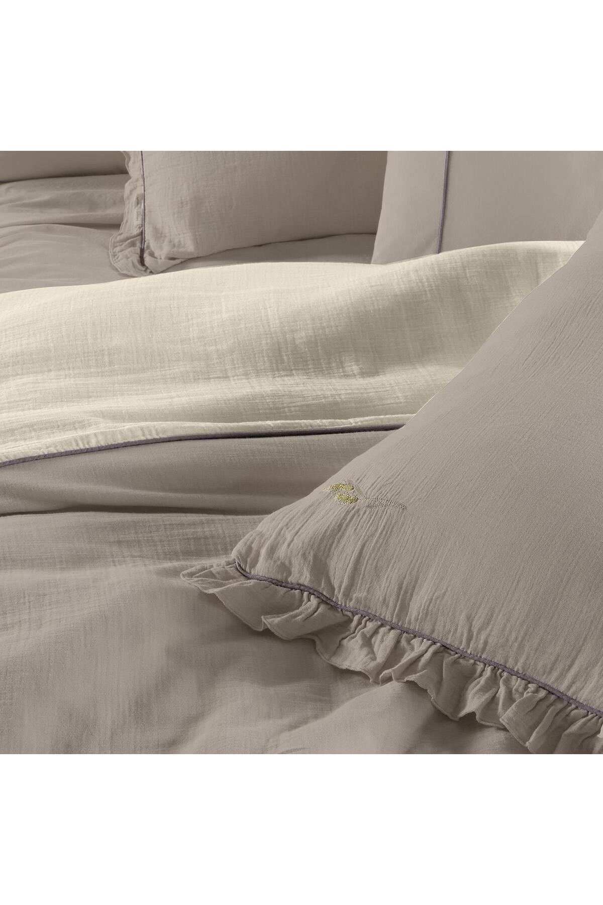 Mood Comfort Kenyon Ekru King Size Nevresim Takımı