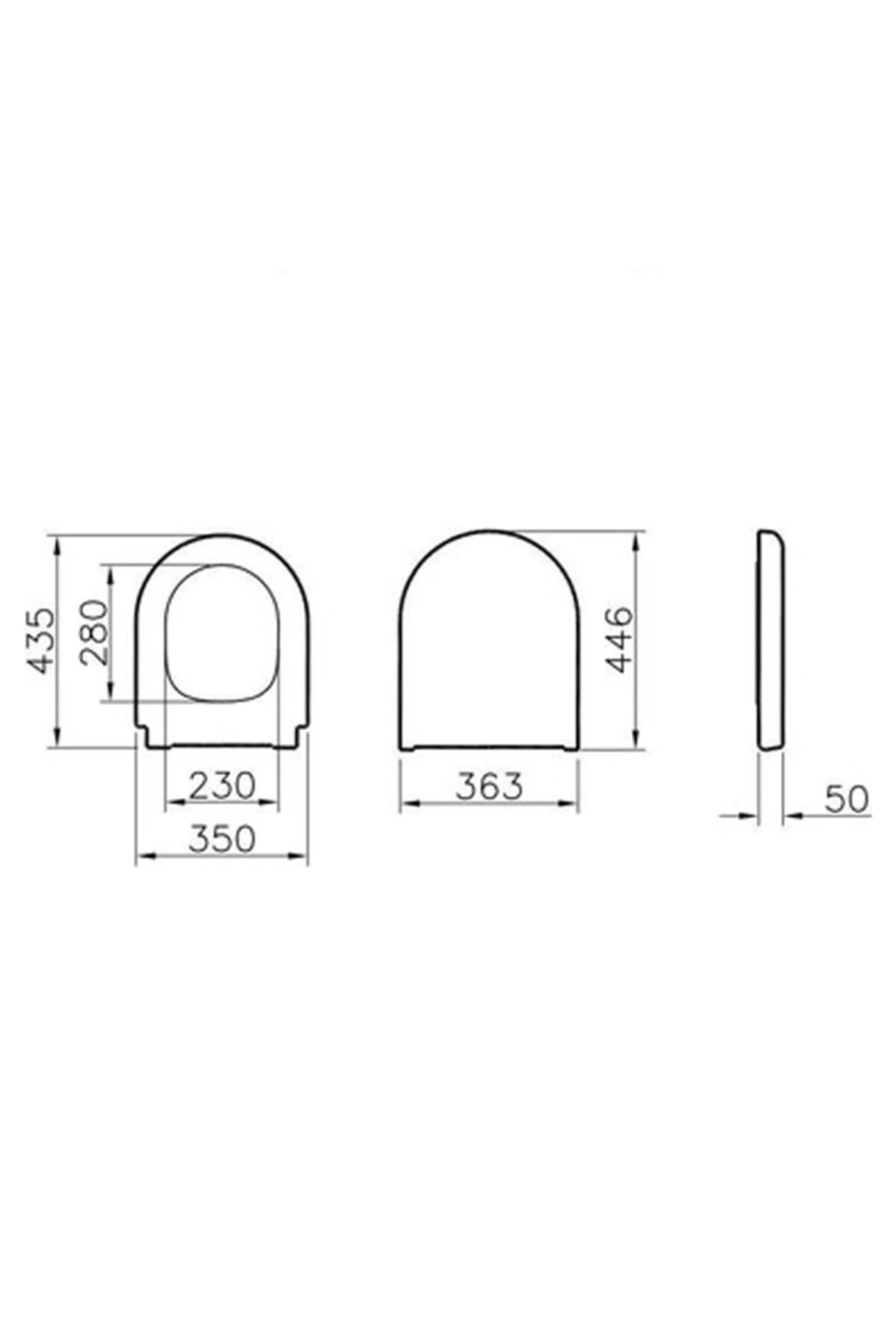 S50 Rimex Kanalsız Asma Klozet Kapak Gömme Rezervuar 700-1909