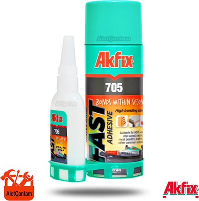 705 Hızlı Yapıştırıcı 200ML Sprey + 50GR Aktivatör