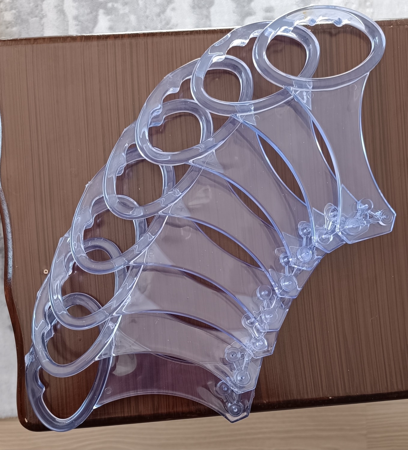 Baza Tutma Kolu Şeffaf Baza Kulp Baza Kaldırma Aparatı (Esnek Plastik) 8 Adet