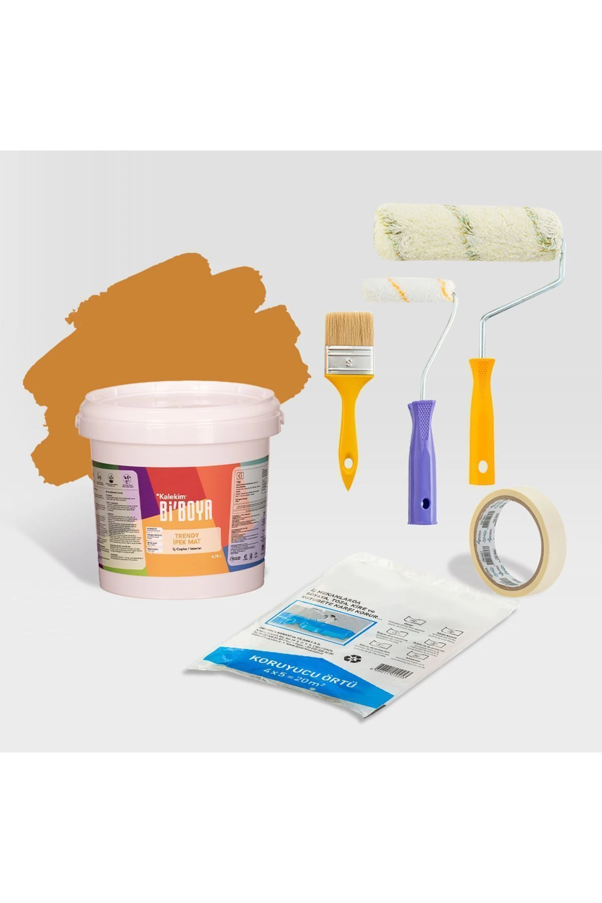 Tek Duvar Boyama Seti Side Güneşi