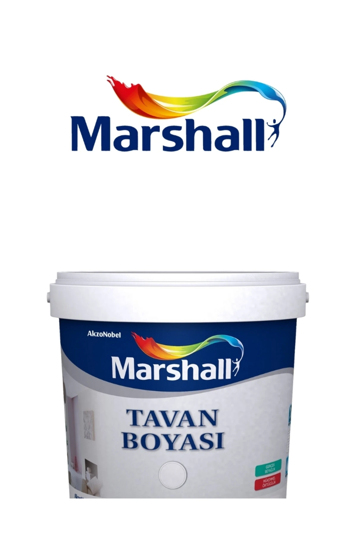 Beyaz Su Bazlı Tavan Boyası 17,5kg/10kg/3,5kg