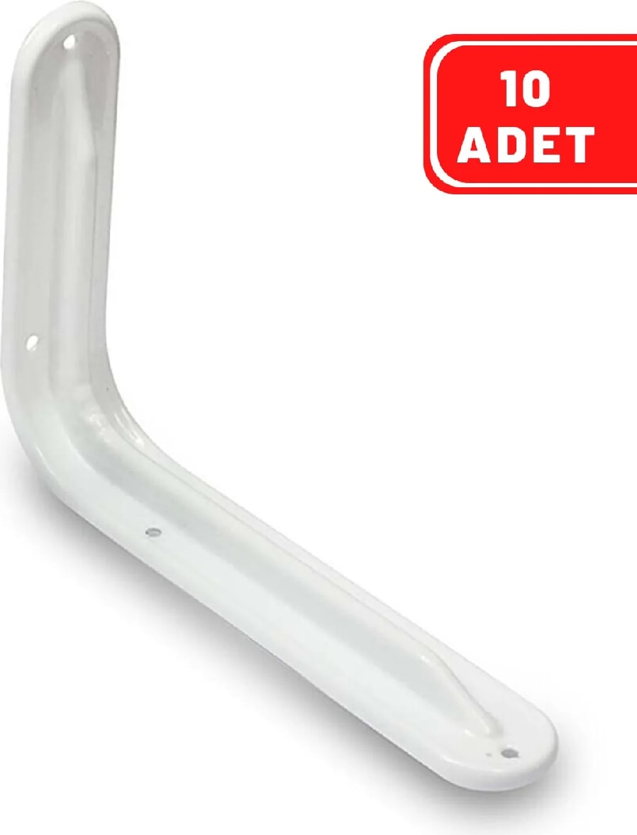 10 Adet Lüks Raf Altı Beyaz 135 x 200 mm