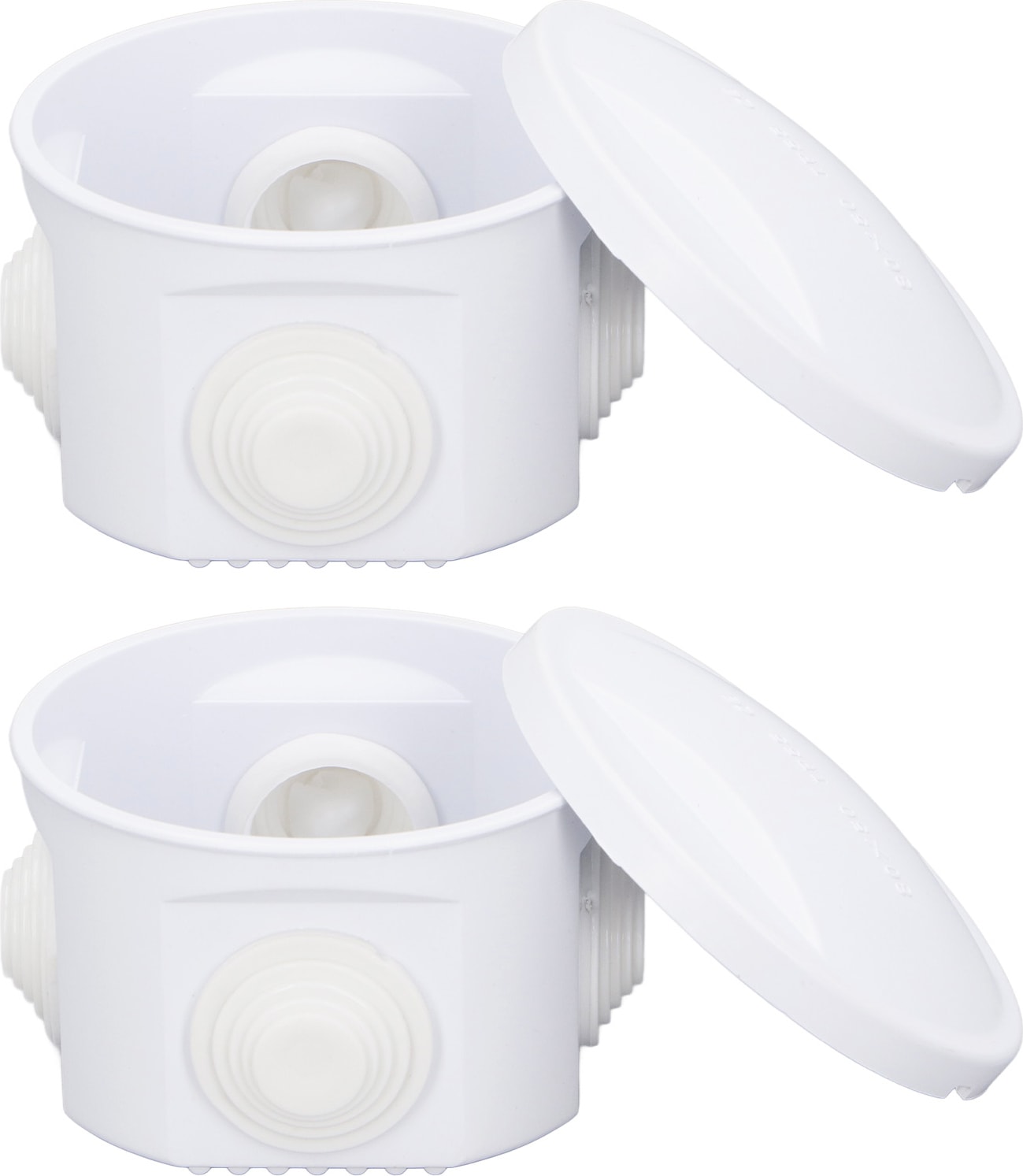 2 Adet Bağlantı Kutusu 80X50MM Yuvarlak Şekil Abs Plastik IP55 Su Geçirmez Toz Geçirmez Elektrik Proje Muhafazası (Yurt Dışından)