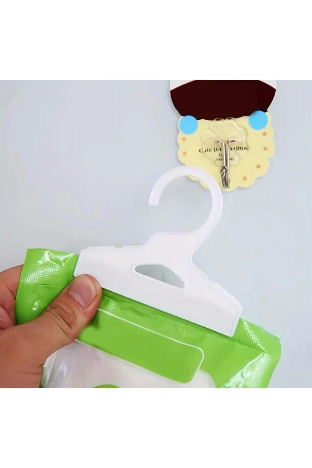 Nem Emici Askı Çanta(1 adet), Dolap içi Giysiler için Etkili Nem Kontrolü Sağlayan Higroskopik Çanta