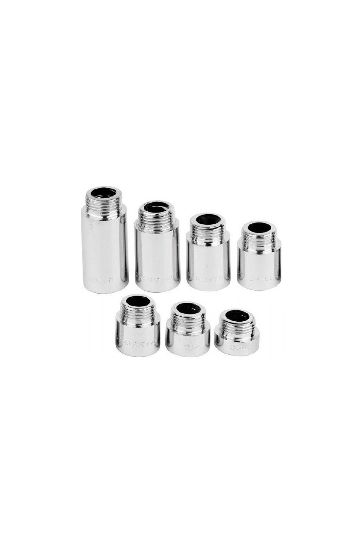 Şenpres 4 ADET 4 CM 1/2 Krom Uzatma 1. Sınıf 27MM Kalın