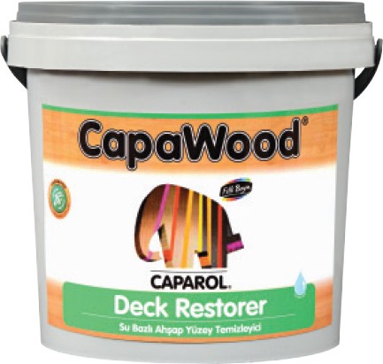 Capawood Deck Restorer Su Bazlı Ahşap Yüzey Temizleyici 0,75Lt
