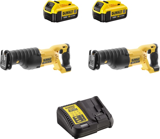 DEWALT Xrtool 2 Adet Dcs380N Şarjlı Tilki Kuyruğu Testere