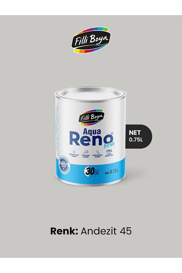 Aqua Reno Banyo 0.75 Lt Andezit 45