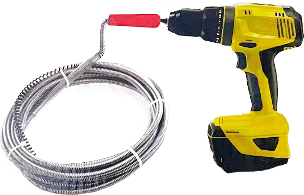 Pratik Ergonomik Matkap Ucu Boru Temizleme ve Tıkanıklık Açma Spirali 3 Metre 2 Adet