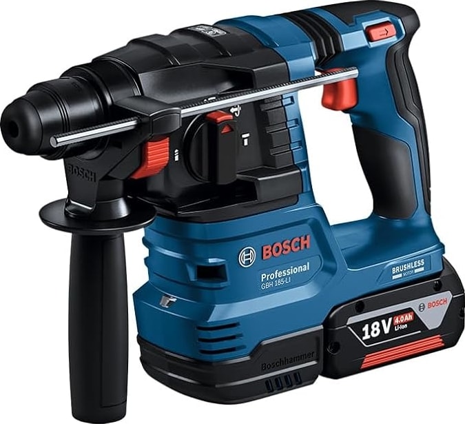 BOSCH Gbh 185-LI 4.0 Ah Tek Akülü Kırıcı Delici
