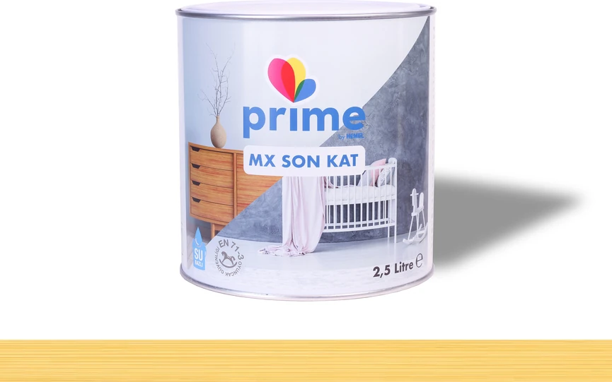 Prime Son Kat Mobilya Cilası MX3030 - Şeffaf 2.5 Lt