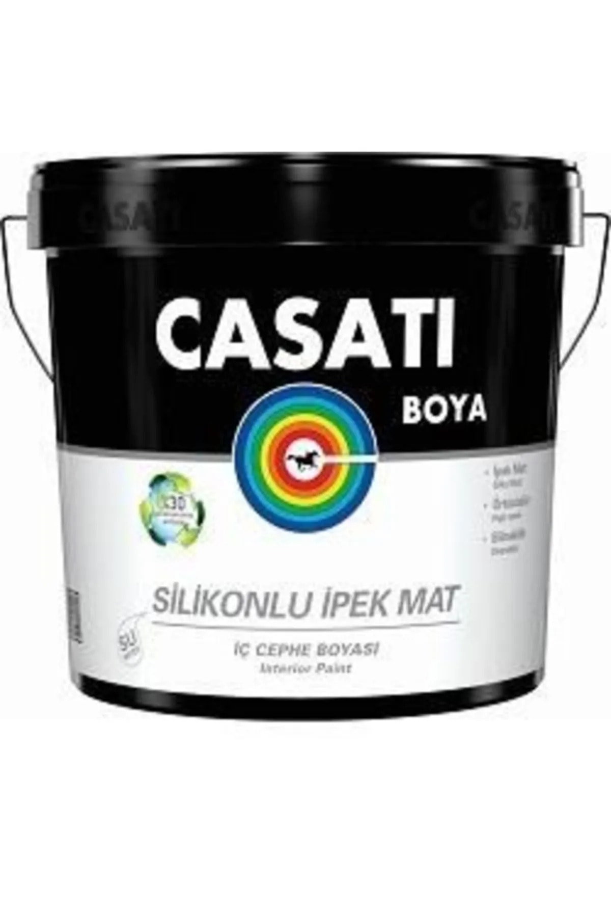 Silikonlu Ipek Mat Silinebilir Iç Cephe Duvar Boyası Şelale 2,5 Lt.(PAKET - 2 ADET)