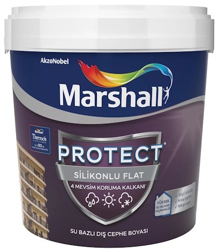 Marshall Protect Silikonlu Flat 7,5 lt Dış Cephe Boyası