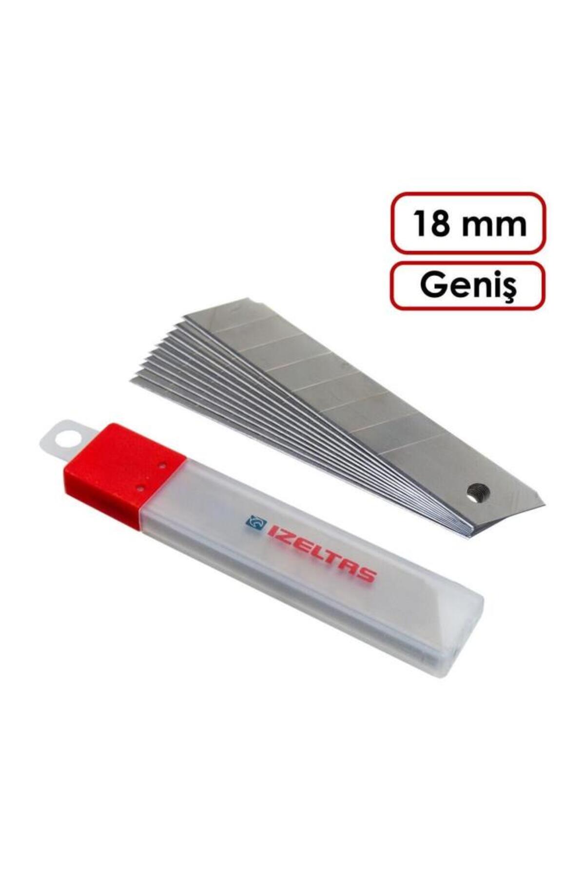 Pro Maket Bıçağı Geniş Yedek Bıçak 18 Mm (10'LU)