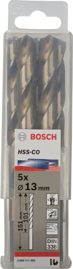 BOSCH Hss-Co 13*151 mm 5'li Paket